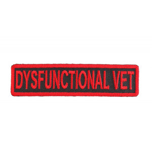 Dysfunctional Vet Patch - 4x1 inch P1230