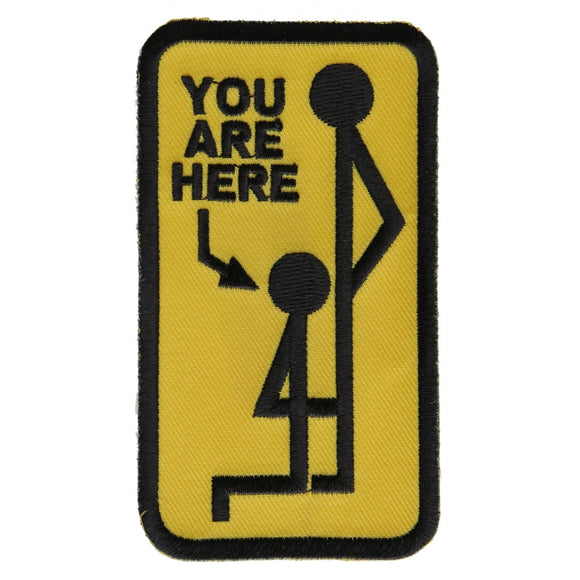 You Are Here Patch - 2.25x4 inch P1272