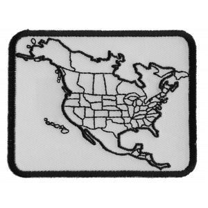 North America Color In Patch Small - 3.75x2.75 inch P2527