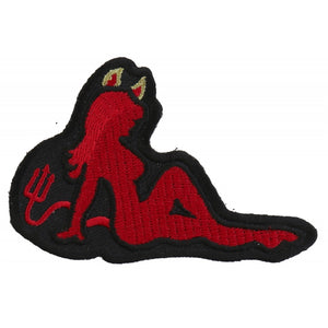 Devil Girl Patch - 3.5x2 inch P2574D