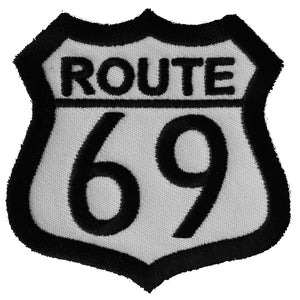 Route 69 Funny Biker Patch - 2.5x2.5 inch P3491