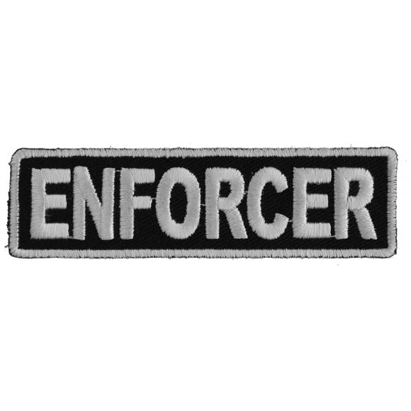 Enforcer Patch 3.5 Inch White - 3.5x1 inch P3705