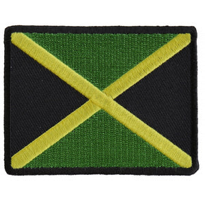 Jamaican Flag Small Patch - 3x2.5 inch P3837