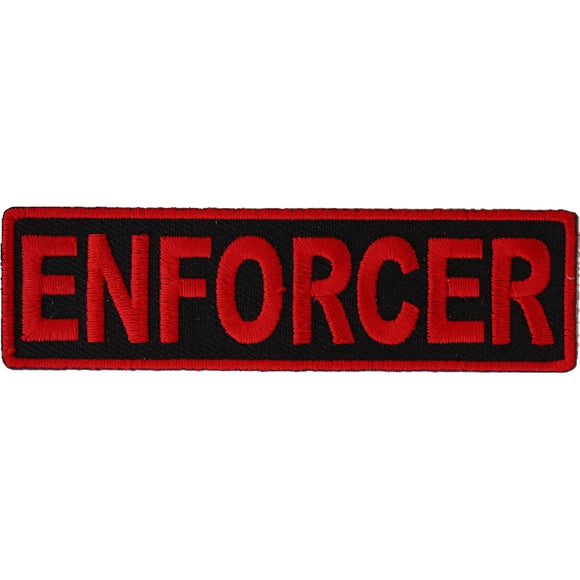Enforcer Patch In Red 3.5 Inches - 3.5x1 inch P3895