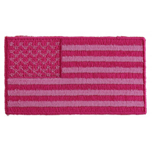 US Flag Patch Pink 2.5 Inch - 2.5x1.4 inch P4948