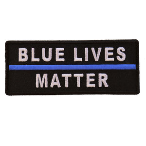 Blue Lives Matter Patch with Blue Line - 4x1.7 inch P5070