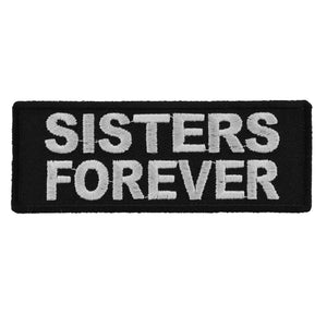 Sisters Forever Iron on Morale Patch - 4x1.5 inch P5337