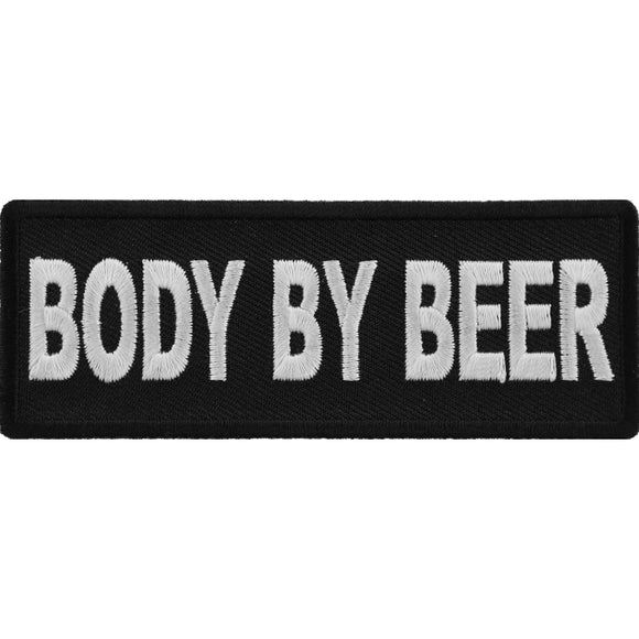 Body By Beer Patch - 4x1.5 inch P5948