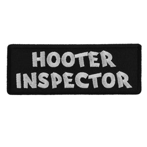 Hooter Inspector Naughty Iron on Patch - 4x1.5 inch P6001