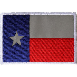 Reflective Texas Flag Patch - 3x2 inch P6636
